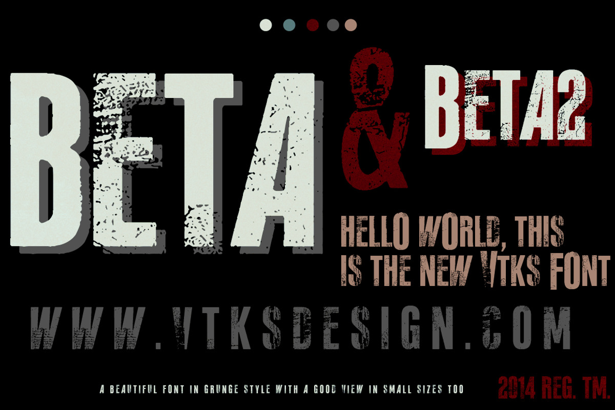 Beta ( new Vtks font )
