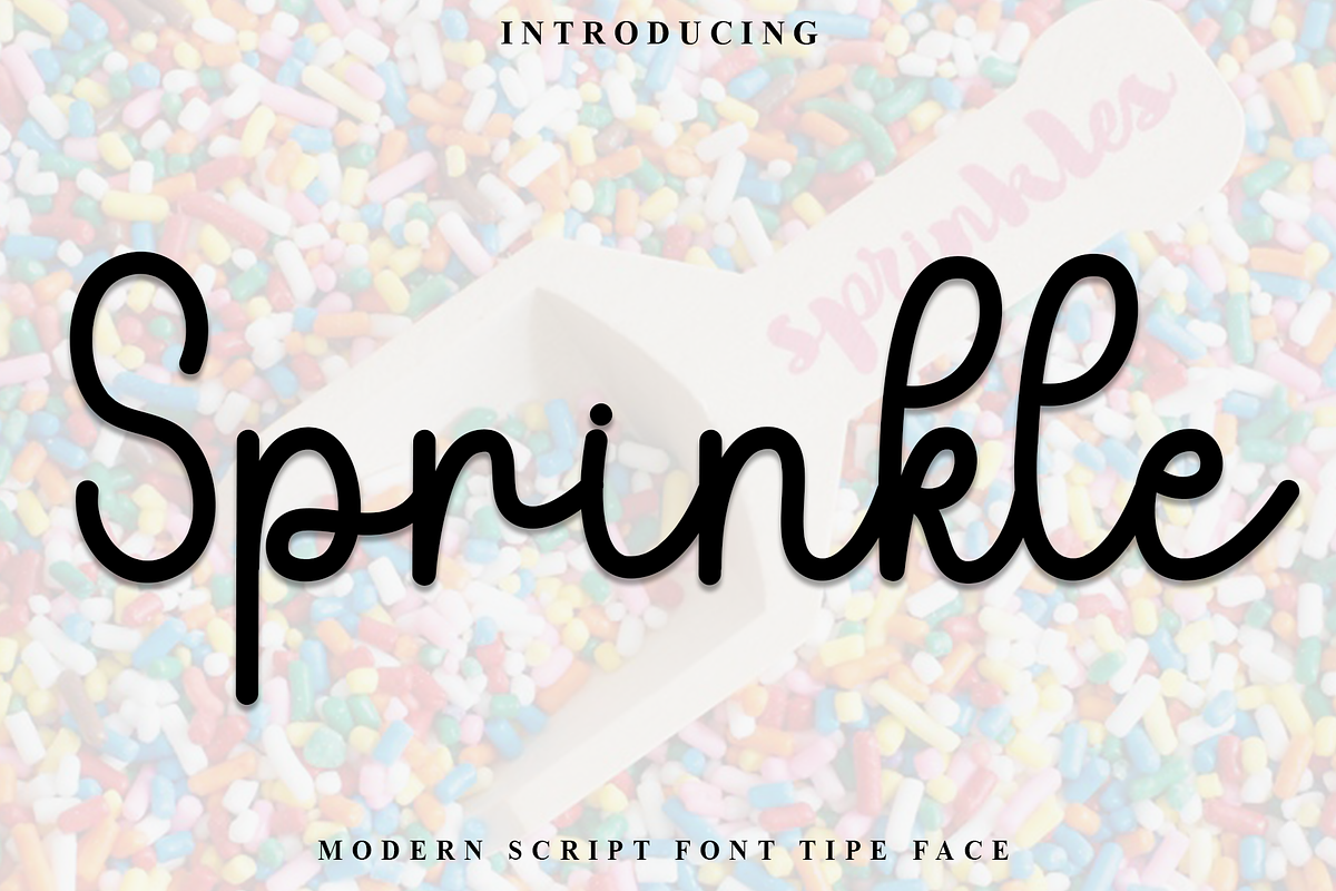 Sprinkle, a Handwritten Font by InermediaSTUDIO (Photo 1 of 8)
