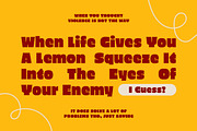 Fluffy Baguette, a Sans Serif Font by graphicook (Thumbnail 9 of 10)