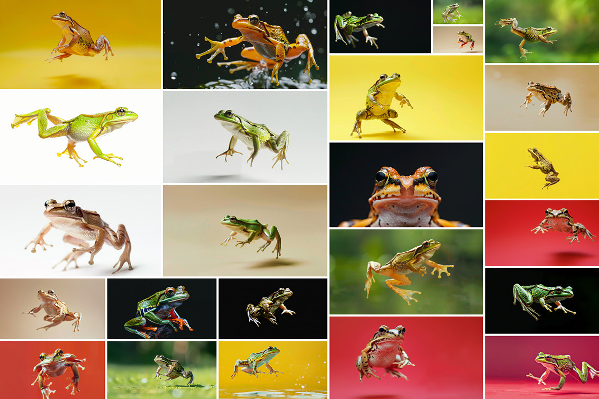 104 Frogs, an Animal Photo by Handmadefont (Photo 2 of 17)