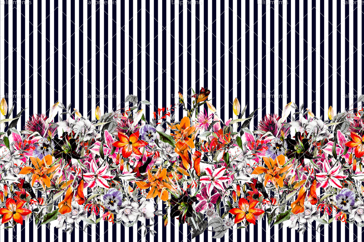 Botanical Flowers - Seamless Pattern, a Pattern Graphic by Talip Memis (Photo 1 of 6)