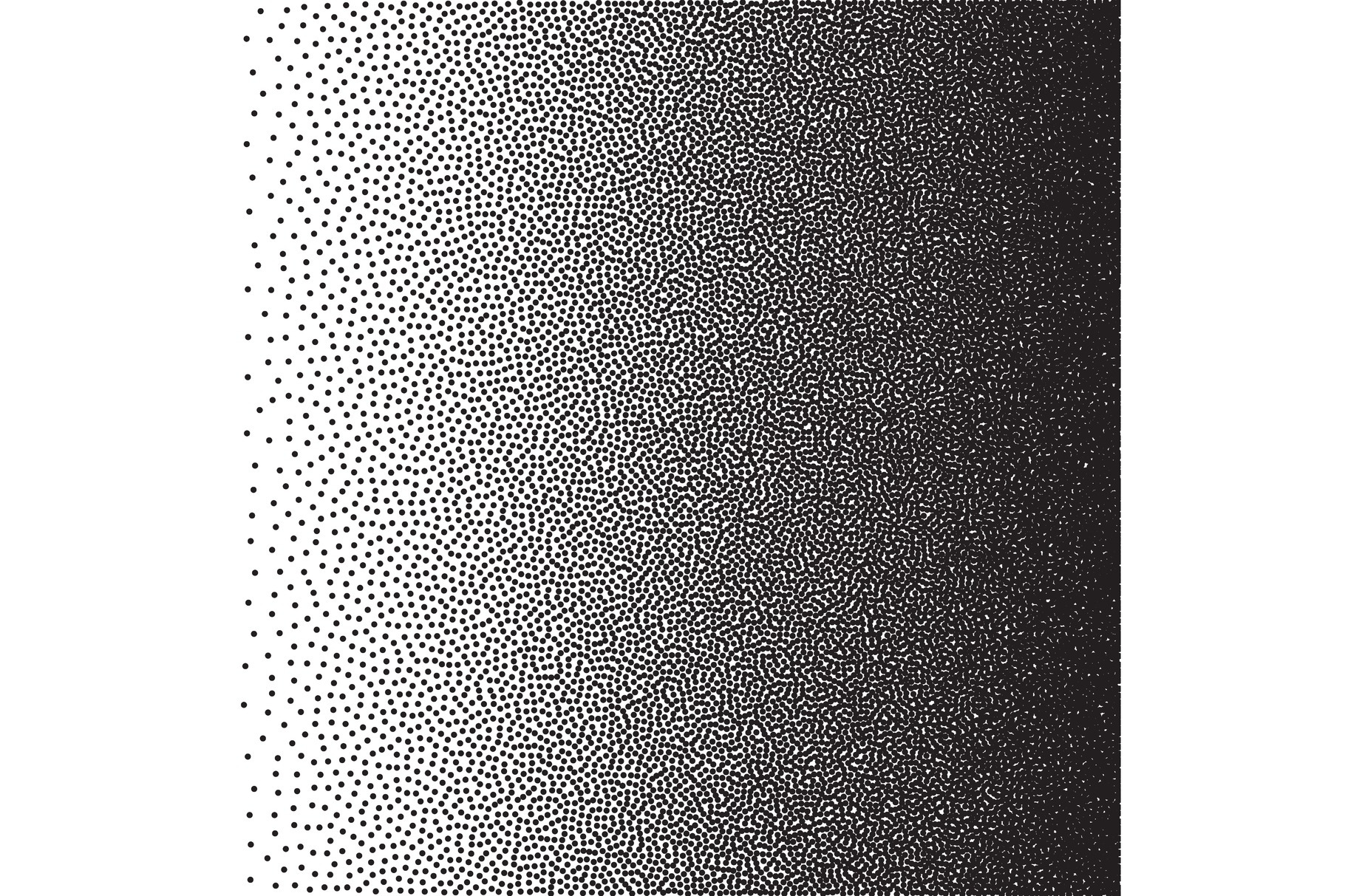 Stochastic raster halftone gradient, a Decorative Illustration by ...