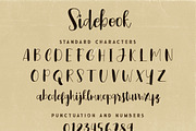 Sidebook Script Font, a Script Font by Deeezy (Thumbnail 6 of 6)