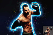 Neon Glow Portrait Photoshop Action, an Action Add-On by Studio Retouch (Thumbnail 8 of 9)