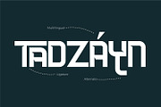 Faytorn - Futuristic Display Font, a Sans Serif Font by Rishsketch (Thumbnail 10 of 15)