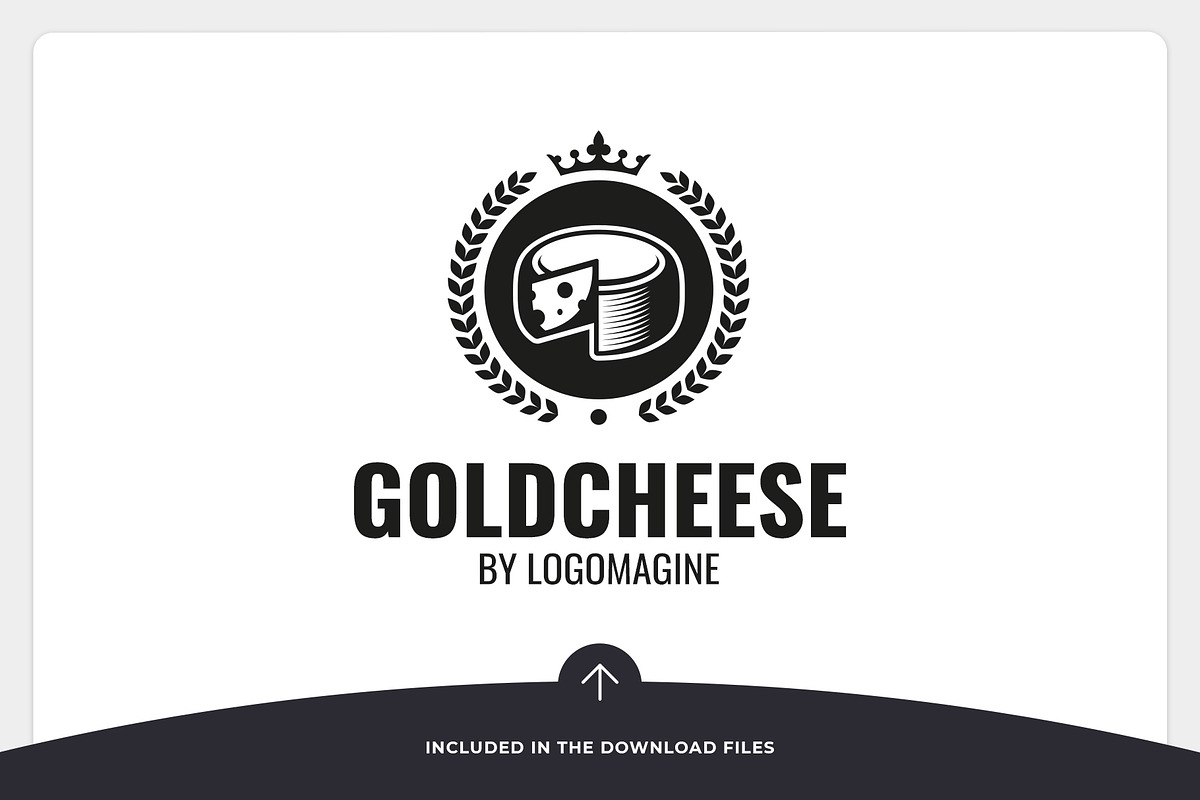 Gold Cheese Logo Template, a Branding & Logo Template by LOGOMAGINE (Photo 10 of 16)