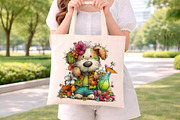 Whimsical Summer Dog Clipart, an Illustration by Digital Artistic99 (Thumbnail 8 of 10)