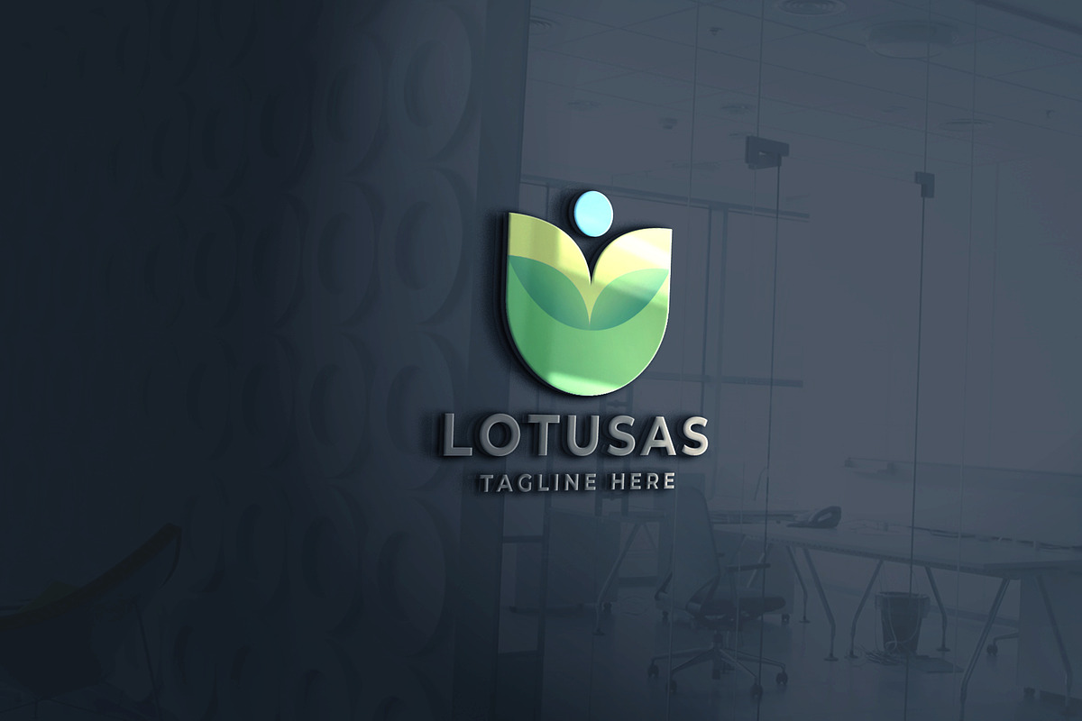 Lotus Flower Logo Template, a Branding & Logo Template by Design_Planet (Photo 3 of 3)