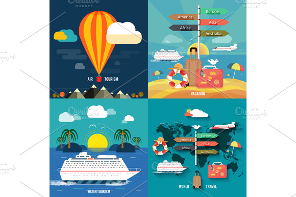 Icons set of traveling preview 4