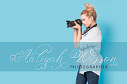 Schönheit font & watercolors., a Script Font by Red Ink (Thumbnail 4 of 10)