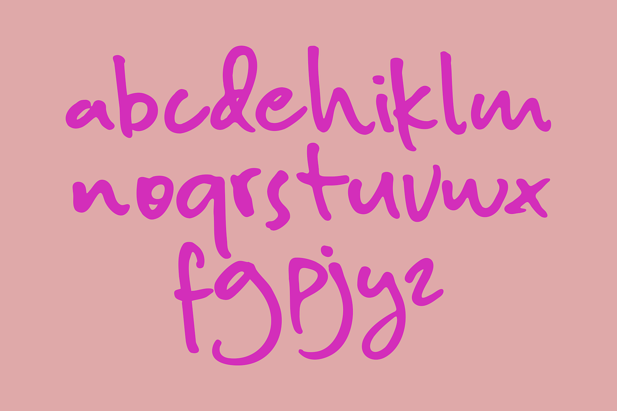 Sketcha – Handwritten Font, a Handwritten Font by alphArtype (Photo 9 of 11)