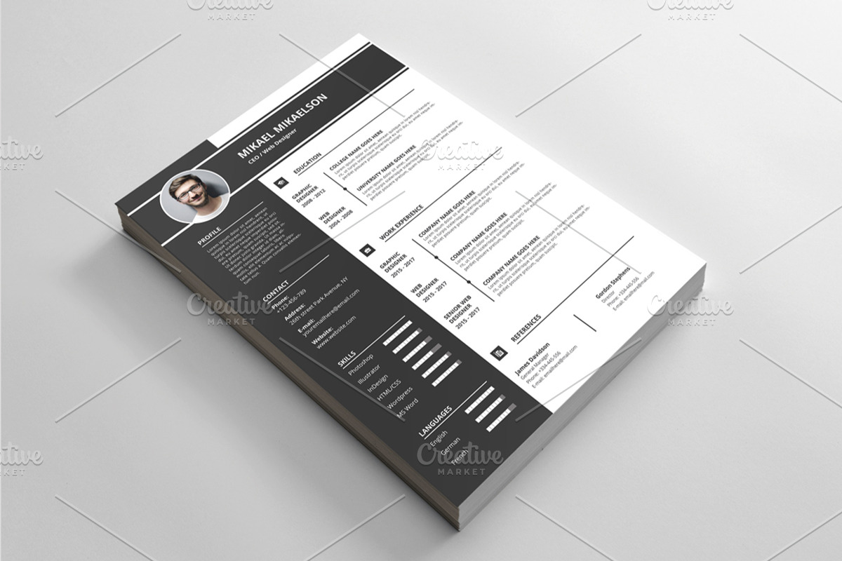 Resume/CV & Cover Letter, a Resume Template by BettyDesign (Photo 5 of 8)