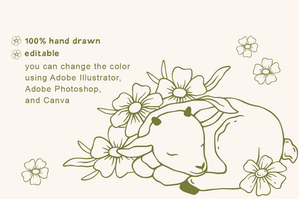 Whimsy Spring & Easter Doodle Set, a Seasonal Illustration by soboleva alya (Photo 12 of 15)