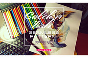 Watercolor fish, marine patterns, an Animal Illustration by Allween (Thumbnail 11 of 11)