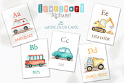 Watercolor Transport alphabet, an Object Graphic by Ana-Sakuta (Thumbnail 4 of 14)