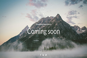 Earth Coming Soon Template
