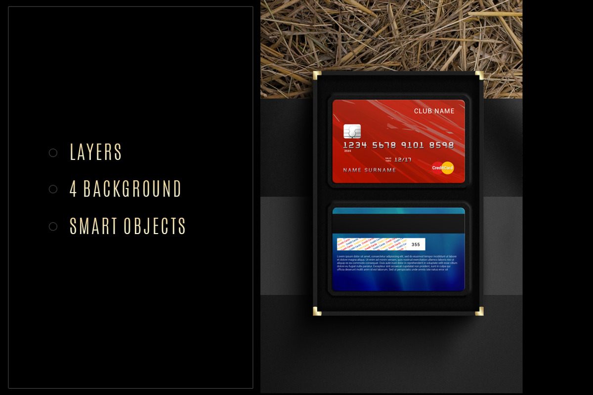Credit Card Mock-Up, a Product Mockup by shaman (Photo 1 of 2)