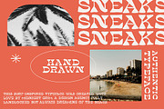 Sneaks Display Font, a Serif Font by Midnight Grim (Thumbnail 1 of 7)