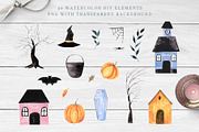Pastel HALLOWEEN, a Seasonal Illustration by LeriaArt watercolor (Thumbnail 3 of 9)