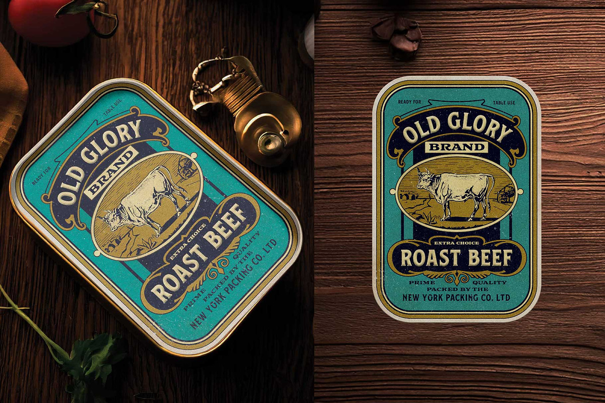 Old Fashioned Label Collections Vol., a Branding & Logo Template by Goodwheel Studio (Photo 5 of 8)