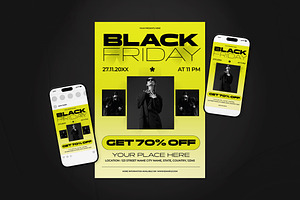Black Friday Flyer Set, a Flyer Template by The Good Store