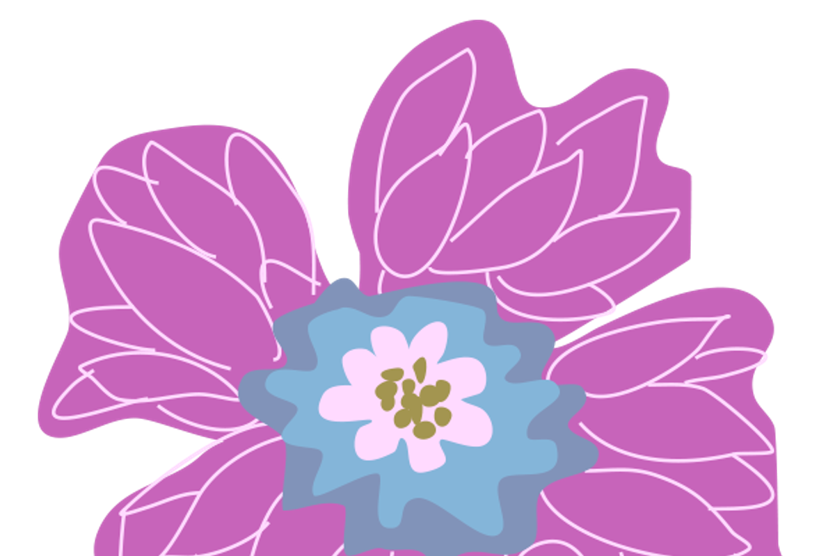 Flower Elements Logos 21 Vectors, a Decorative Illustration by Karen Fields Design (Photo 4 of 4)
