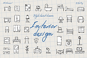 Interior design illustrations, a Decorative Illustration by paperinsun (Thumbnail 1 of 5)