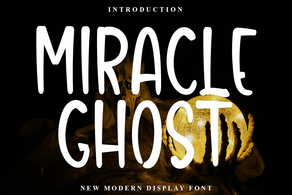 Miracle Ghost, a Serif Font by FreshTypeINK (Photo 1 of 8)