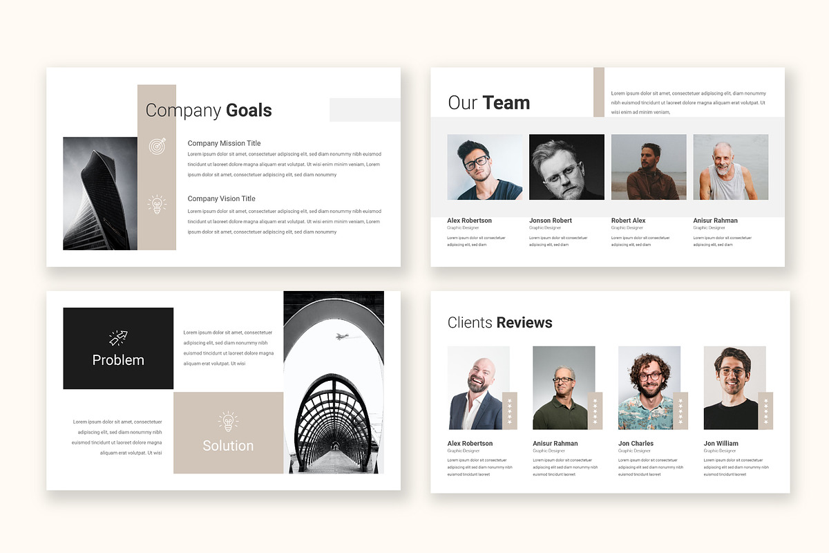 Portfolio Presentation Template, a Presentation Template by Pixelpick (Photo 3 of 4)