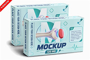 Packaging Box Pair Mockup PSD, a Packaging Mockup by Bruno's Shop (Thumbnail 1 of 3)