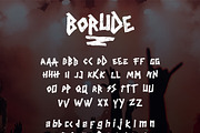 Borude - Textured Brush Font, a Script Font by Inspiratype (Thumbnail 9 of 10)
