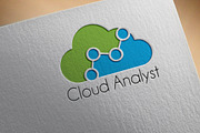 Cloud Analyst : Cloud Services Logo, a Branding & Logo Template by Conflutech Designs (Thumbnail 1 of 4)