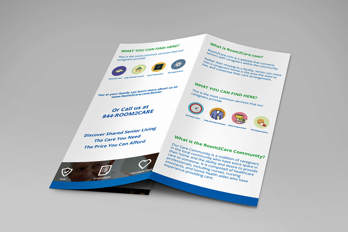 Care Brochure, a Brochure Template by Sajida Salim (Photo 1 of 2)