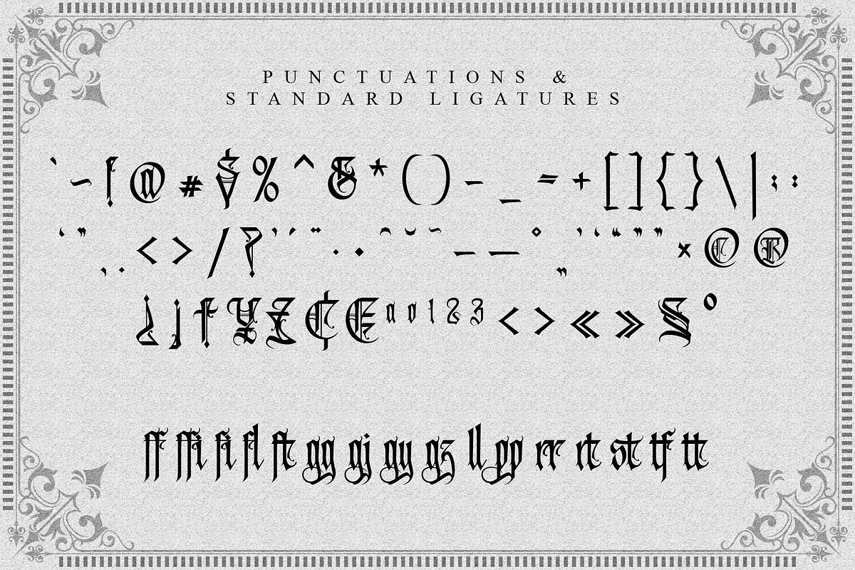 Avertastevia for Tattoo & Liquor, a Blackletter Font by ilhamtaro (Photo 9 of 15)