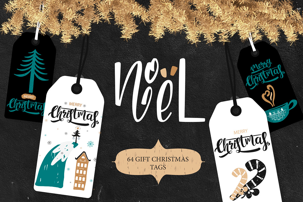 Gift christmas tags, an Object Graphic by Alyonka_lis (Photo 1 of 7)