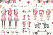 Hand Sketched Flowers Girls Animal, an Illustration by Le Paper Cafe (Thumbnail 2 of 7)