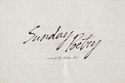 Sunday Poetry - Handwritten Script, a Handwritten Font by AndrewPixelType (Thumbnail 1 of 13)