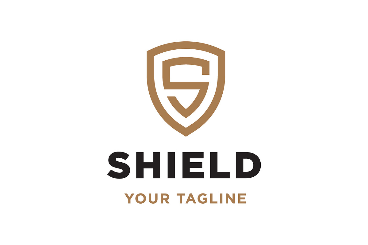 Letter S Shield Protect Secure logo, a Branding & Logo Template by funpixel