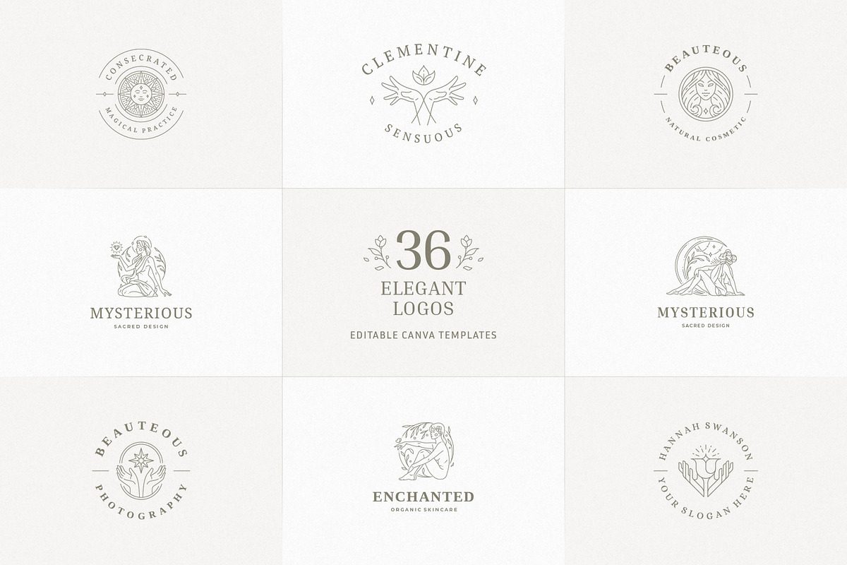 36 Elegant Logo Templates | Canva, a Branding & Logo Template by Vasya Kobelev (Photo 1 of 10)