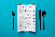 Menu mockup, a Print Template by Twin Design (Thumbnail 3 of 3)