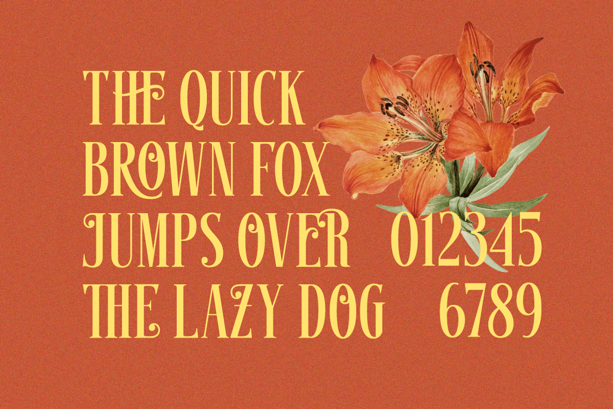 Gruesome - Display Serif Font, a Serif Font by Letterhend Studio (Photo 6 of 11)