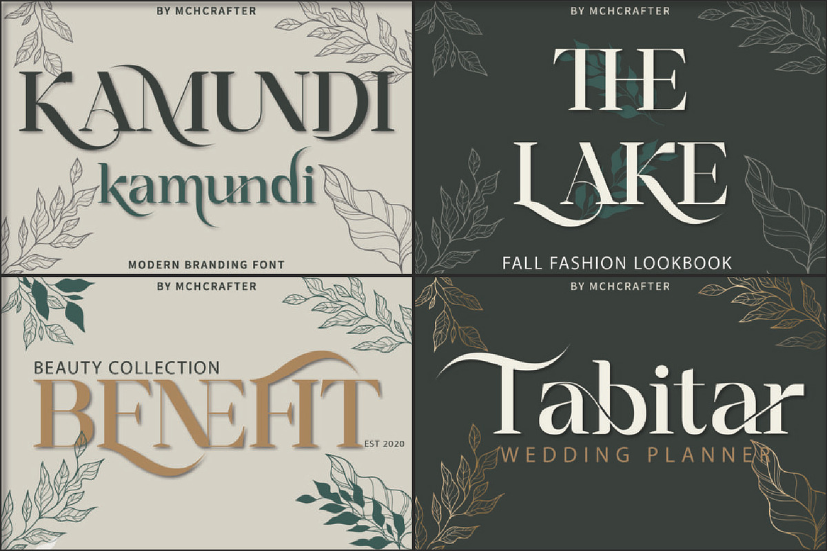 SALE! Mega Bundle 15+ Branding Fonts, a Serif Font by MchCrafter (Photo 10 of 18)