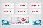 Japanese Twitch Overlay, a Templates & Theme by StreamSkins (Thumbnail 2 of 5)