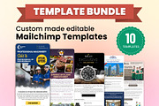 Mailchimp editable template Pack, an Email Template by Nivindesign (Thumbnail 1 of 12)
