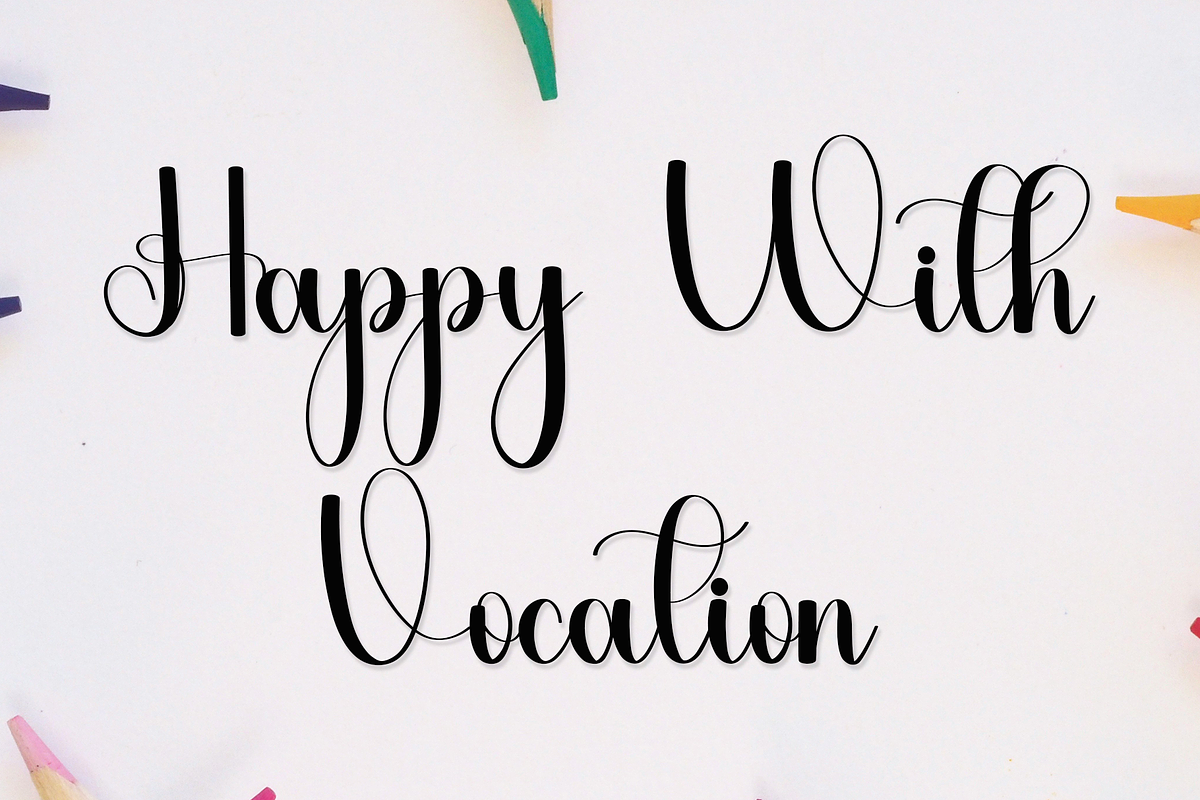 Tuesday, a Script Font by FreshTypeINK (Photo 2 of 7)