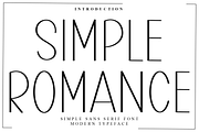 Simple Romance, a Sans Serif Font by FreshTypeINK (Thumbnail 1 of 6)