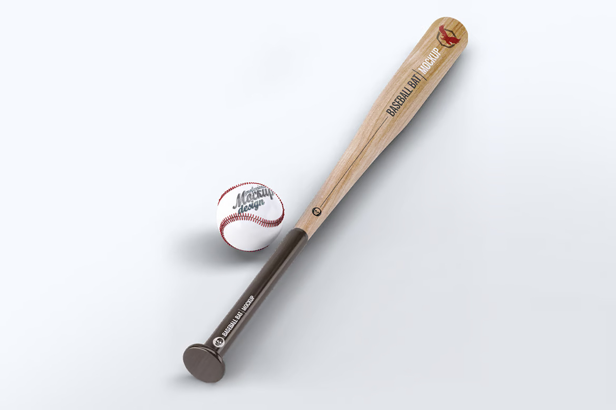 Baseball Bat Mock-Up, a Product Mockup by DesignRushMarket (Photo 4 of 6)