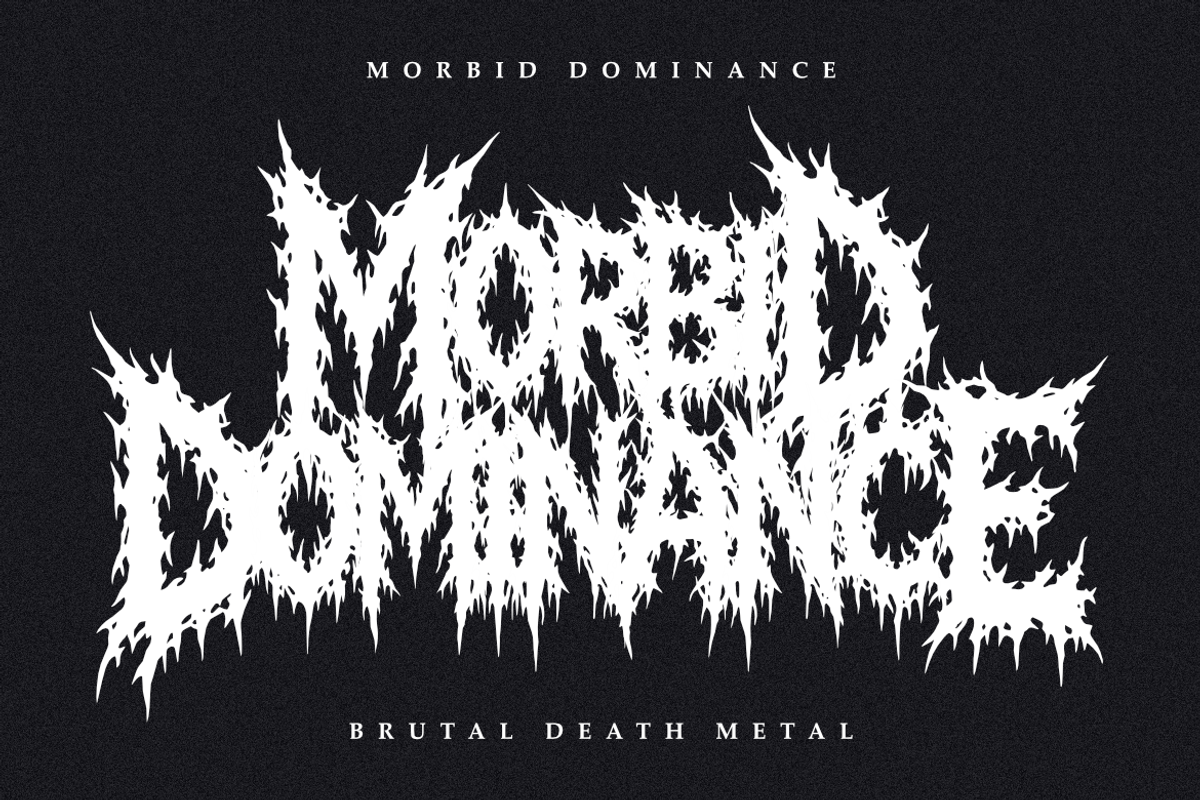 Savage Carnage - Brutal Death Metal, a Blackletter Font by Masyafi Studio (Photo 8 of 9)