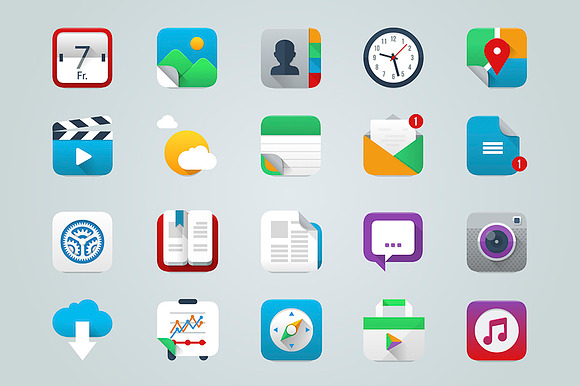 App & UI Icons IOS Style preview 5