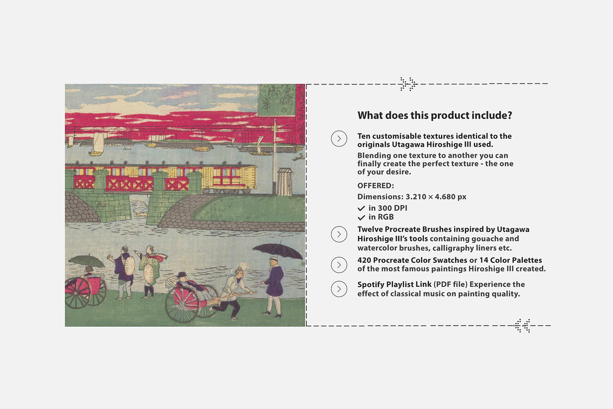 Hiroshige III Procreate Kit, a Brush Add-On by Digi Life (Photo 3 of 12)